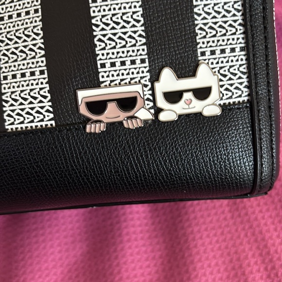 Karl Lagerfeld Striped Maybelle Tote - Picture 3 of 12